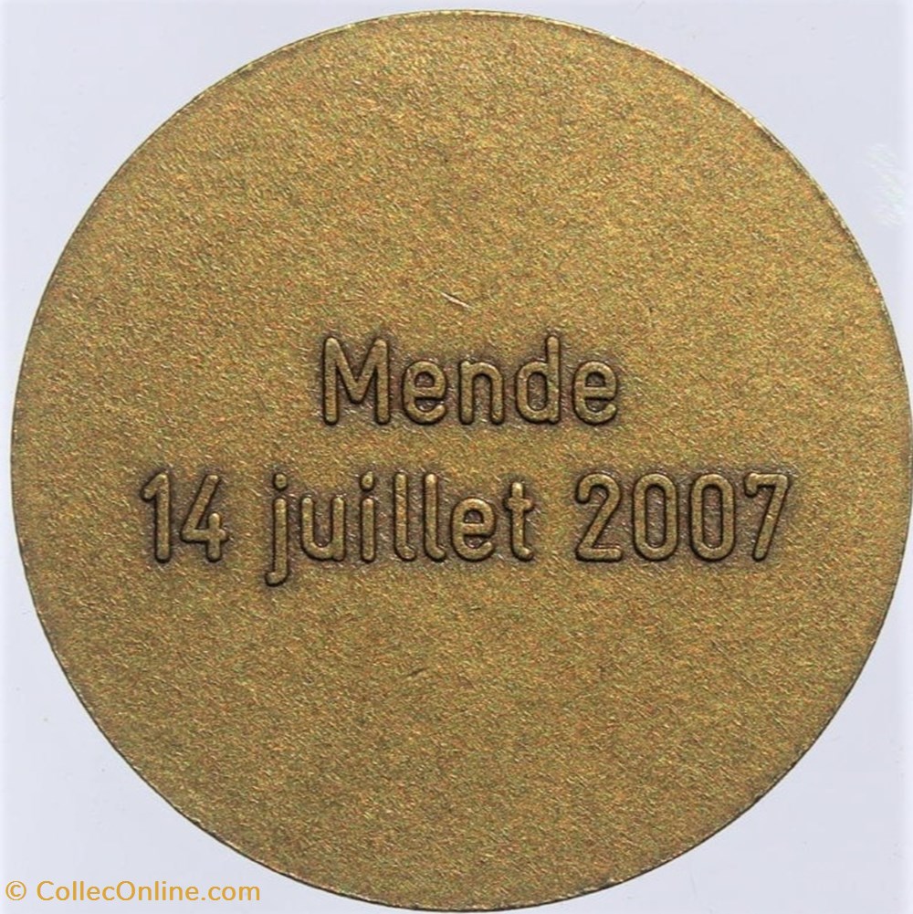 2007 - Jumelage Mende - Munsiedel 3 medailles france 2007 jumelage mende munsiedel