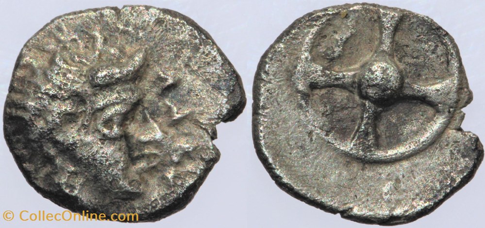 monnaies antiques av jc ap celtes massalia obole au lacydon