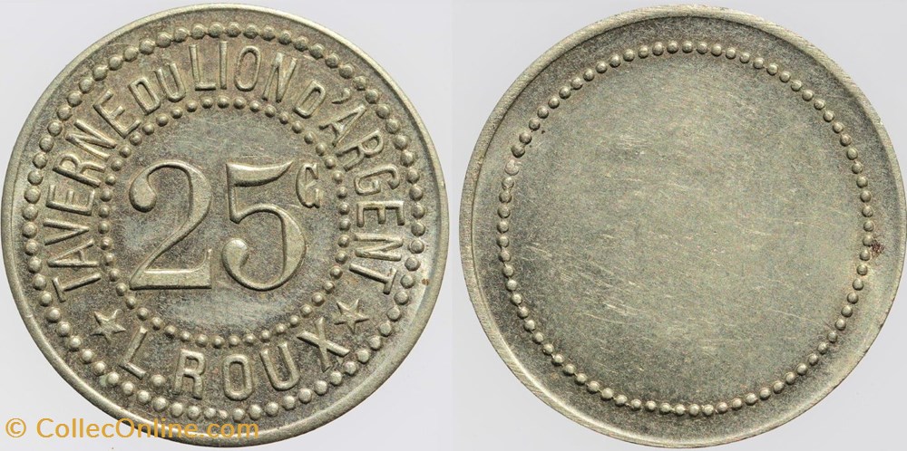 69 - Lyon - 25 centimes monnaies monde france 69 lyon 25 centimes