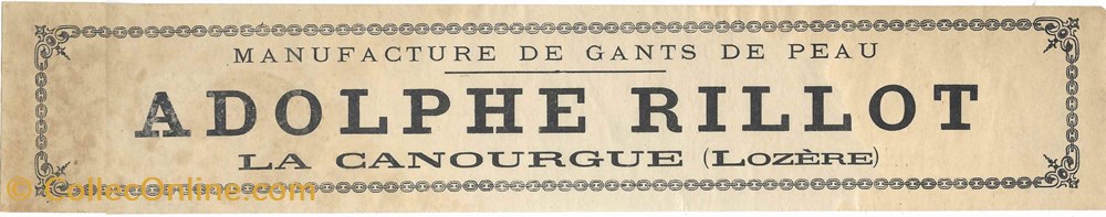Rillot Adolphe (1900) documents anciens factures commerciaux rillot adolphe 1900