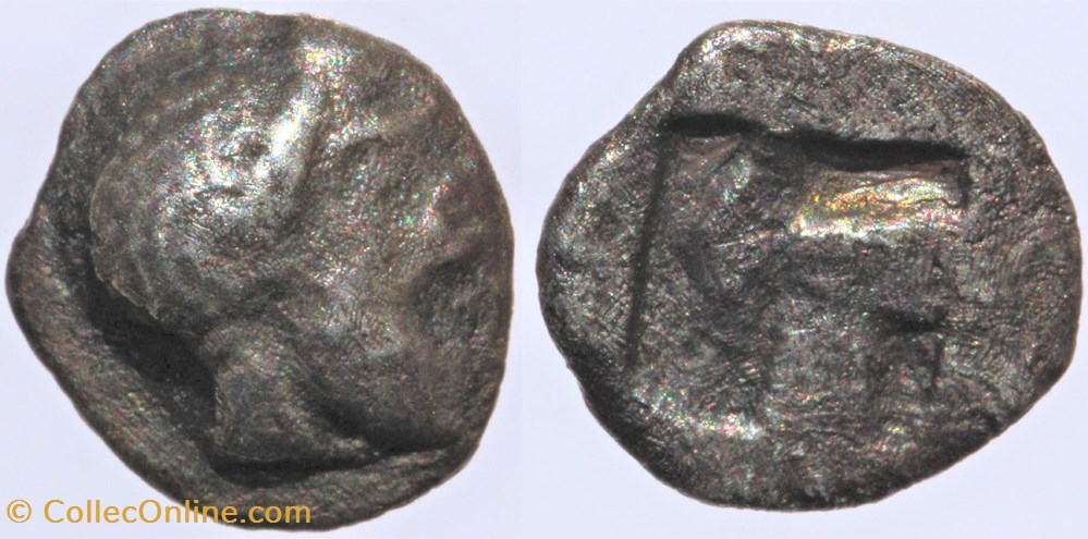 monnaies antiques av jc ap celtes massalia hemi obole a la tete de satyre