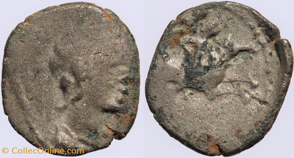 monnaies antiques av jc ap celtes arvernes denier epad