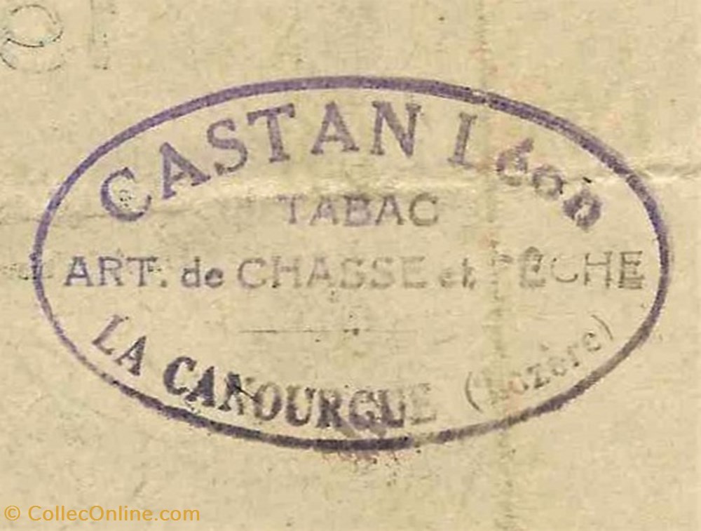 Castan Léon ( 1939) documents anciens factures commerciaux castan leon 1939