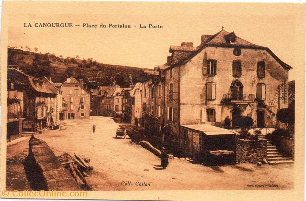 C09 - Place du Portalou - La Poste cartes postales europe france c09 place du portalou la poste