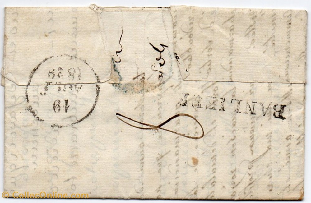 1829 - P46P / La Canourgue + dateur A documents anciens marques postales europe 1829 p46p la canourgue dateur a