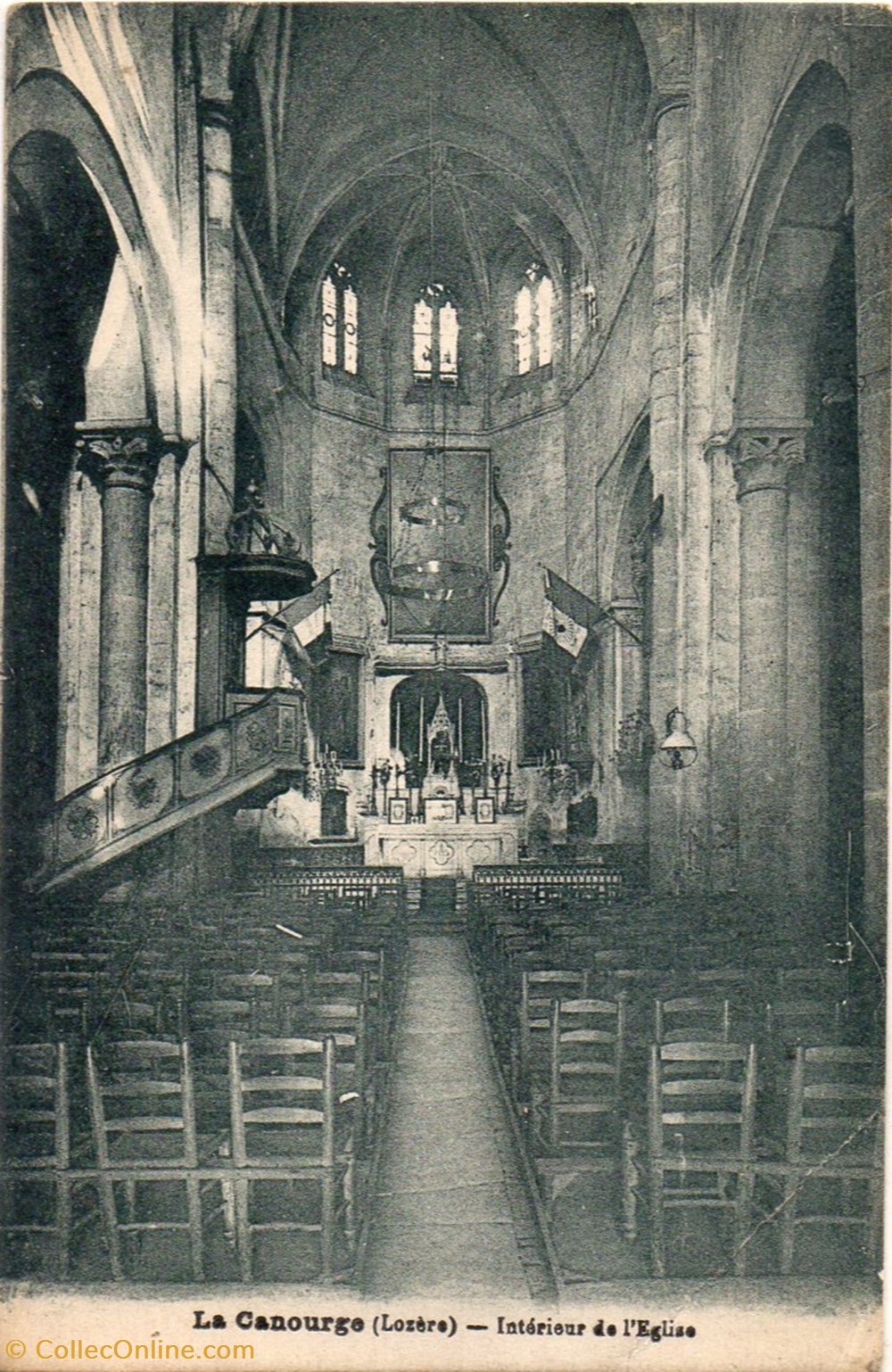 cartes postales europe france c21 interieur de eglise