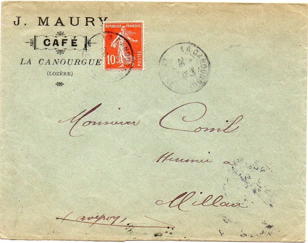 documents anciens factures commerciaux maury j 1907