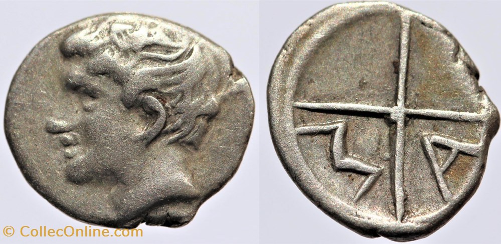 monnaies antiques av jc ap celtes massalia obole ma