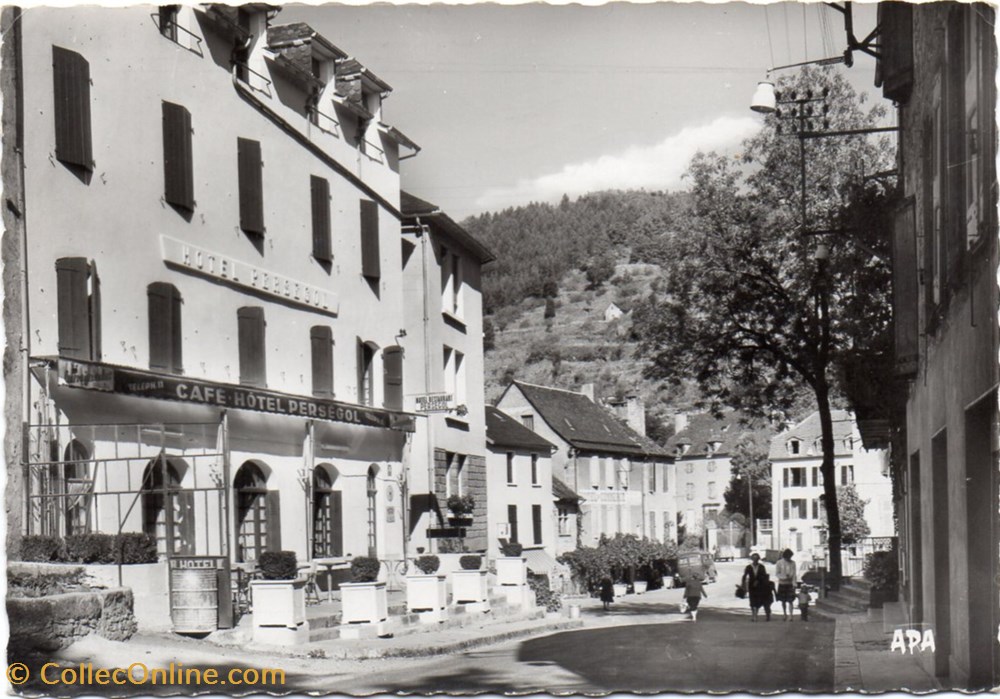 cartes postales europe france c04 250 centre ville hotel persegol