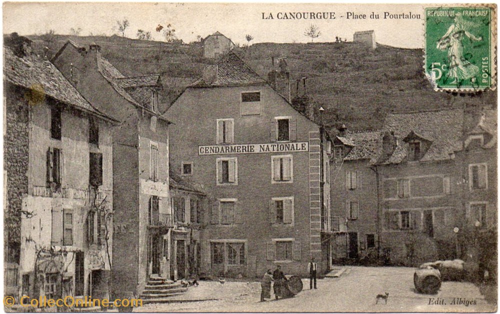C03 - Place du Portalou cartes postales europe france c03 place du portalou