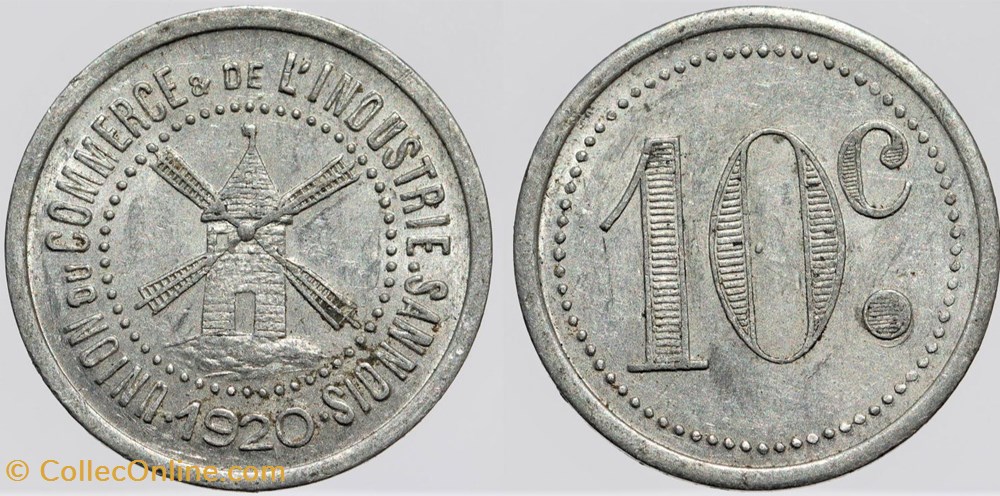 95 - Sannois - 10 centimes monnaies monde france 95 sannois 10 centimes