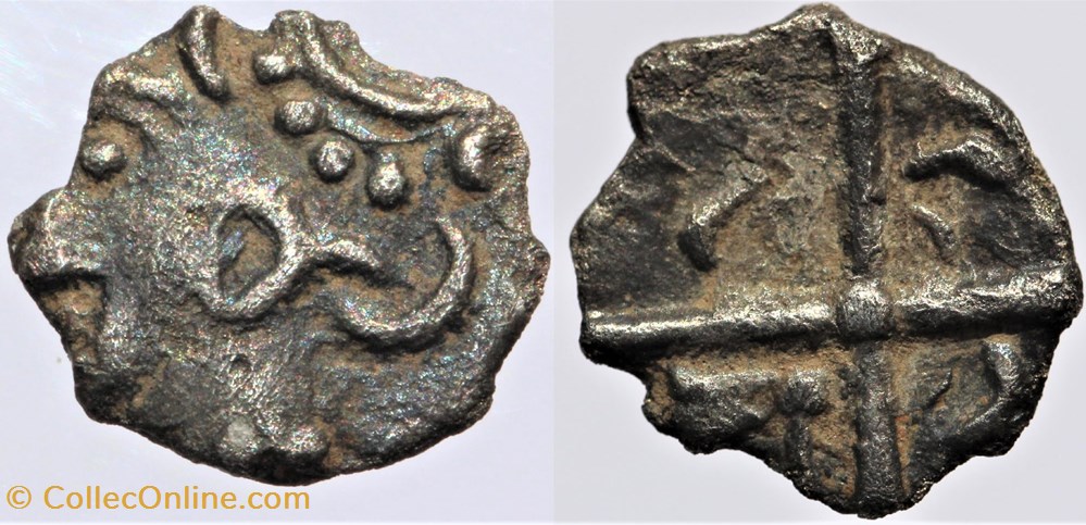 Longostalètes - Obole Languedocienne monnaies antiques av jc ap celtes longostaletes obole languedocienne
