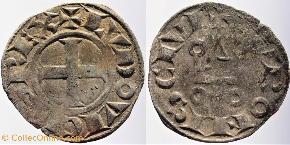 monnaies europe medievale a france royales dy 0188 louis viii et ix denier tournois