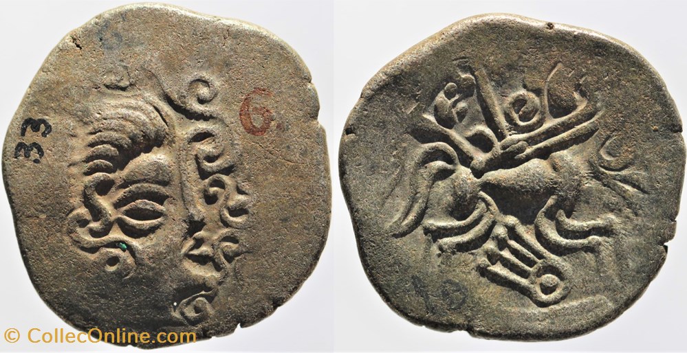 Coriosolites - Statère monnaies antiques av jc ap celtes coriosolites statere
