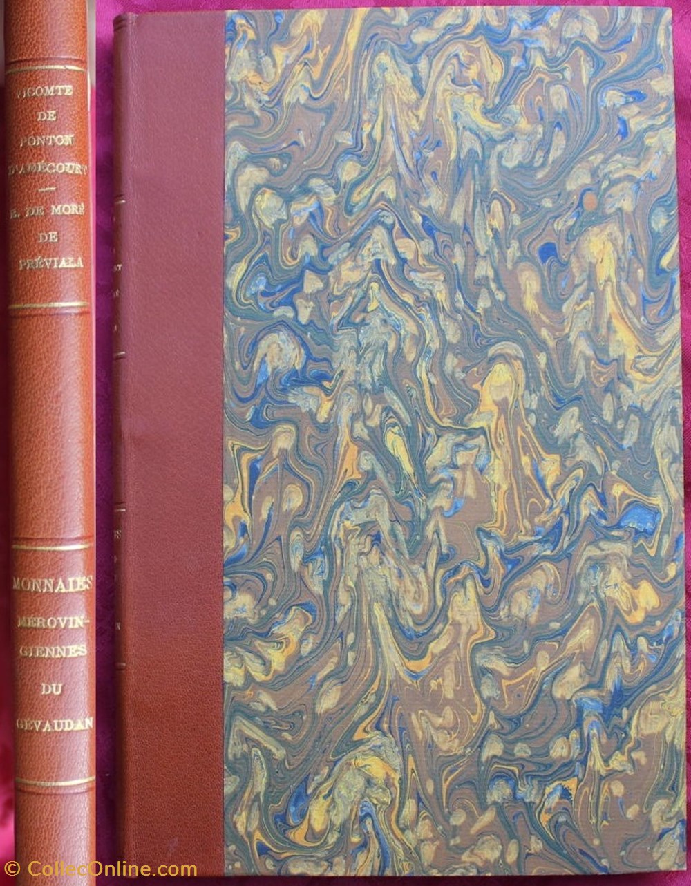 livres ouvrages 1883 monnaies merovingiennes ponton amecourt