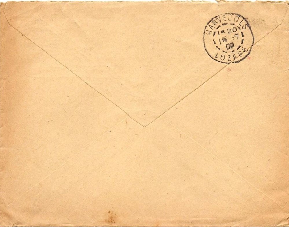documents anciens marques postales europe 1909 cachets types a3