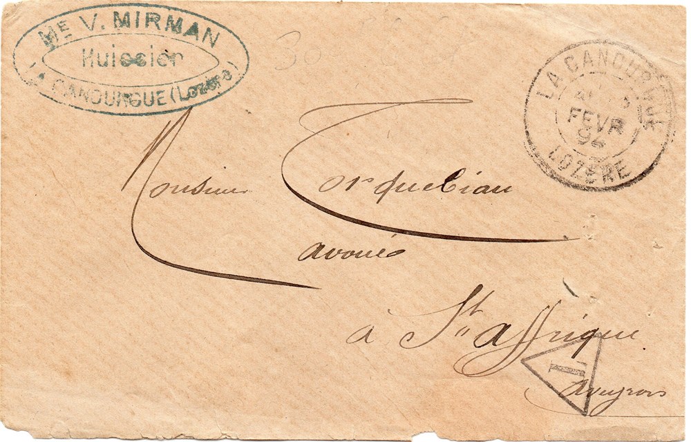 Mirman V. (1894) documents anciens factures commerciaux mirman v 1894