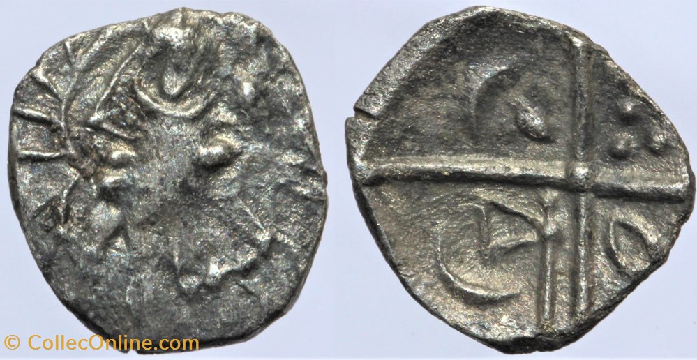 monnaies antiques av jc ap celtes rutenes obole du type de grabels