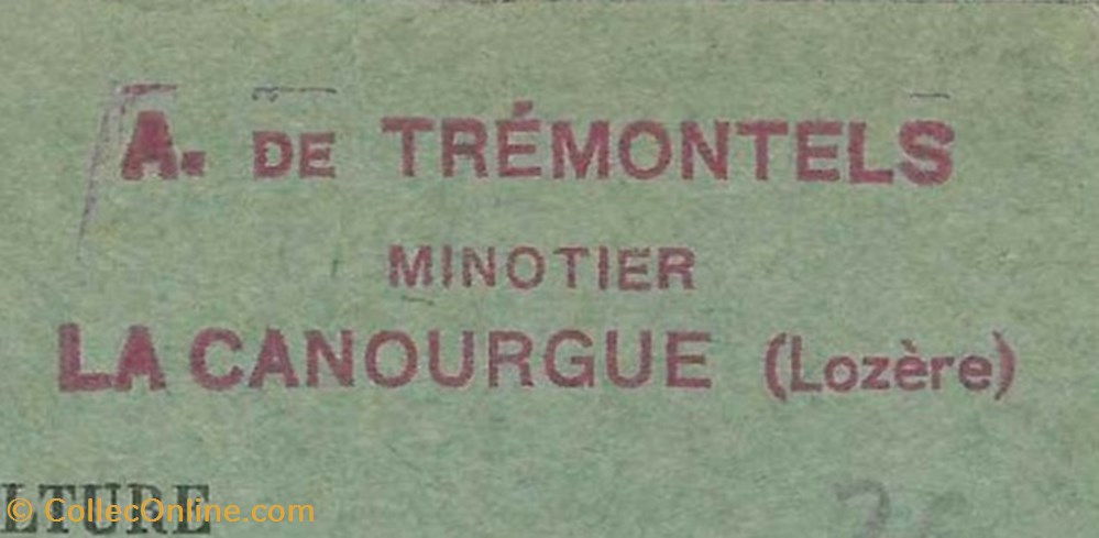 De Trémontels (1939) documents anciens factures commerciaux de tremontels 1939