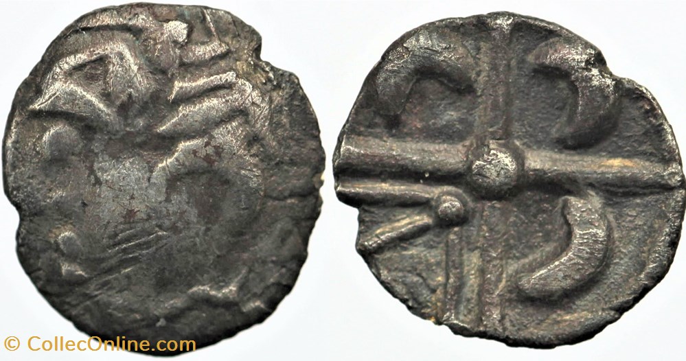 Longostalètes - Obole Languedocienne monnaies antiques av jc ap celtes longostaletes obole languedocienne