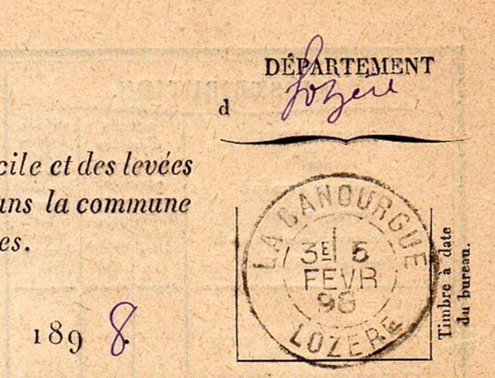 1898 - Bulletin de distribution et correspondance 2 documents anciens marques postales europe 1898 bulletin de distribution et correspondance