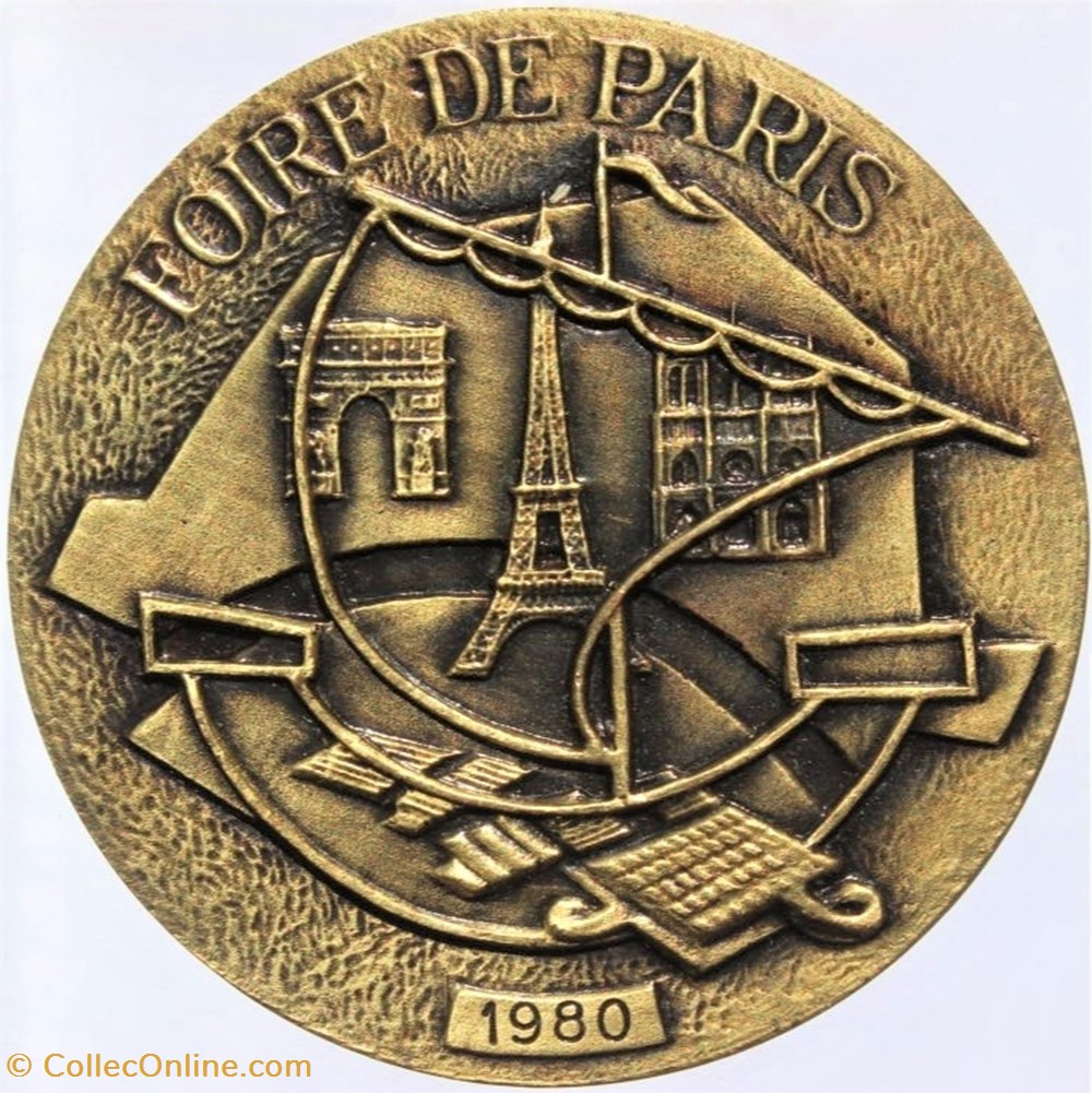 medailles france 1980 foire de paris