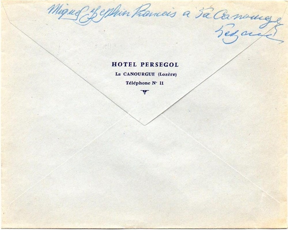 Persegol (1959) documents anciens factures commerciaux persegol 1959