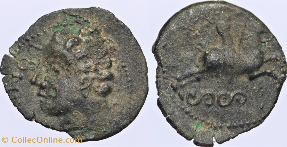 Arverne - Bronze DONNADV monnaies antiquite av jc ap celtes arverne bronze donnadv