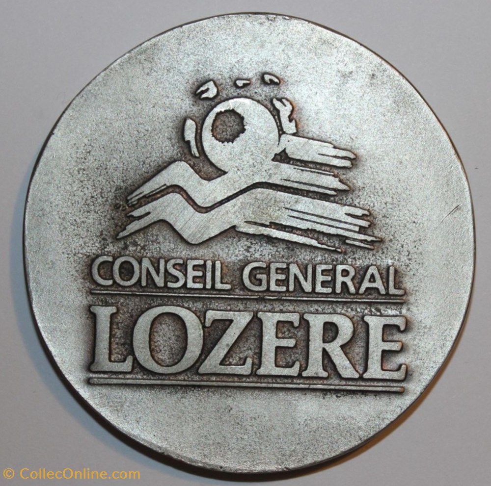 medailles france touristiques medaille lozere 1992
