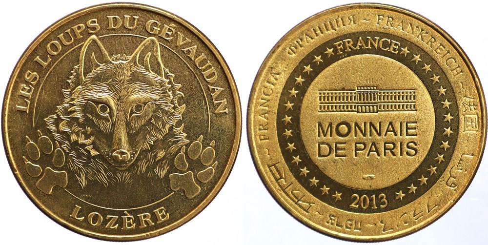medailles france touristiques 2013 mdp les loups du gevaudan