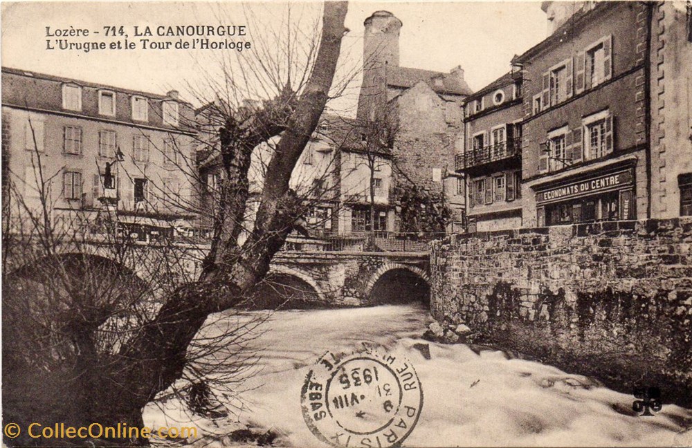cartes postales europe france c27 714 urugne et le tour de horloge