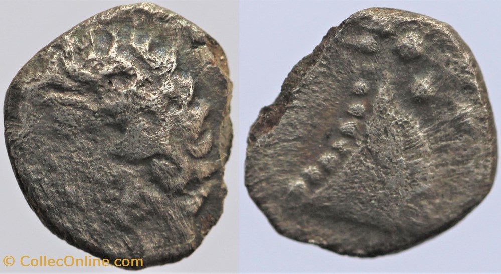monnaies antiques av jc ap celtes longostaletes obole au protome de cheval
