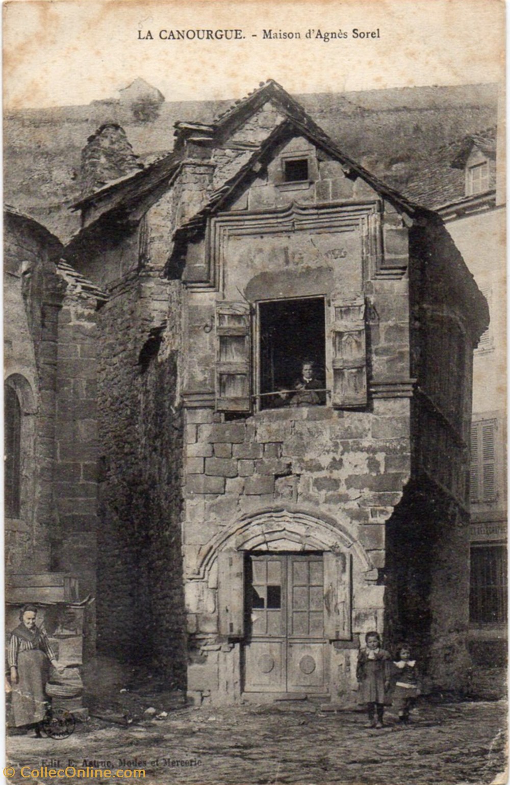 cartes postales europe france c04 maison agnes sorel