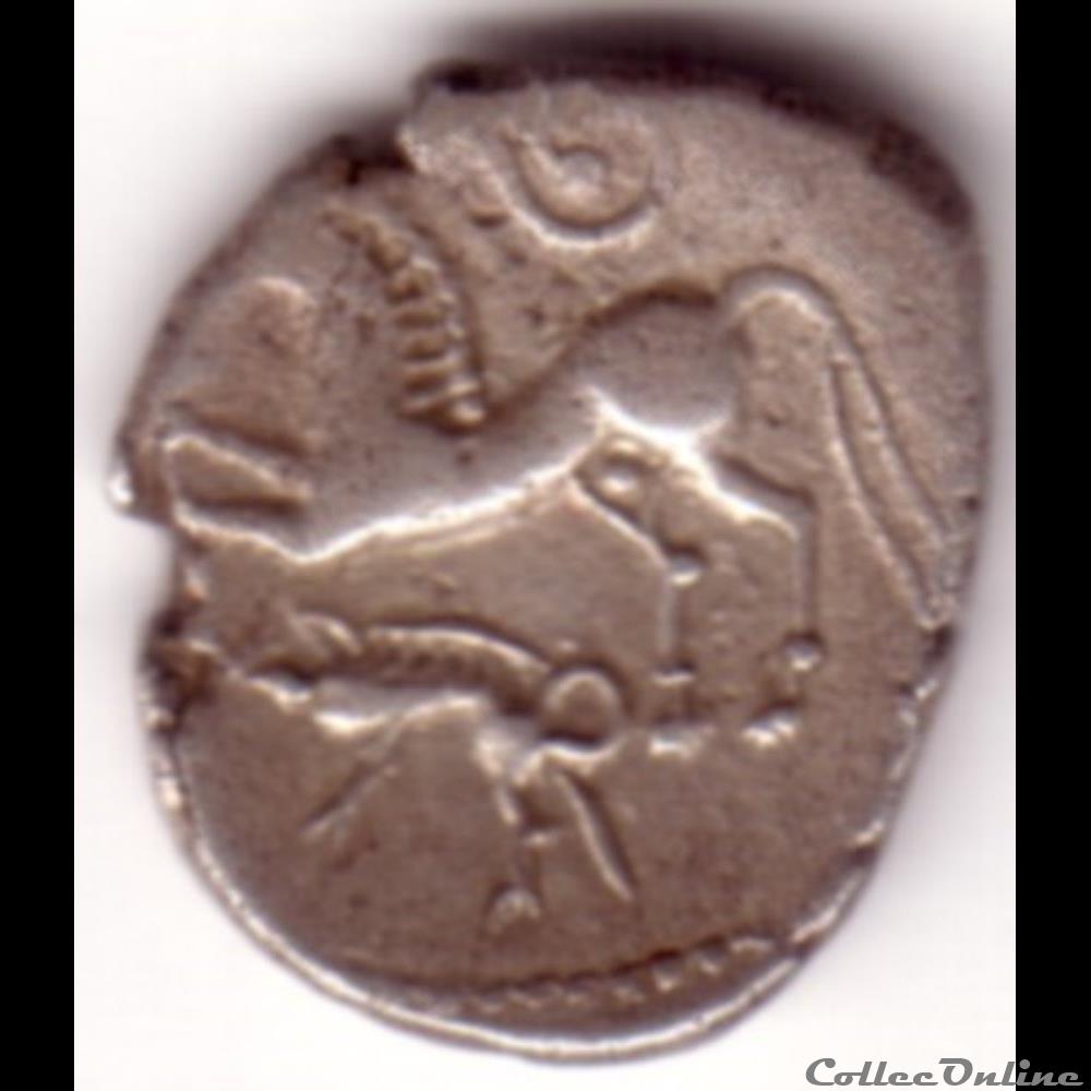série 1169B DT 3536 drachme au sanglier monnaie antique gauloise serie 1169b dt 3536 drachme au sanglier