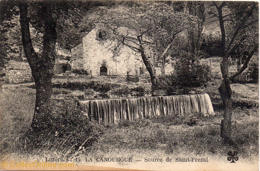 cartes postales europe france c27 014 source de saint frezal