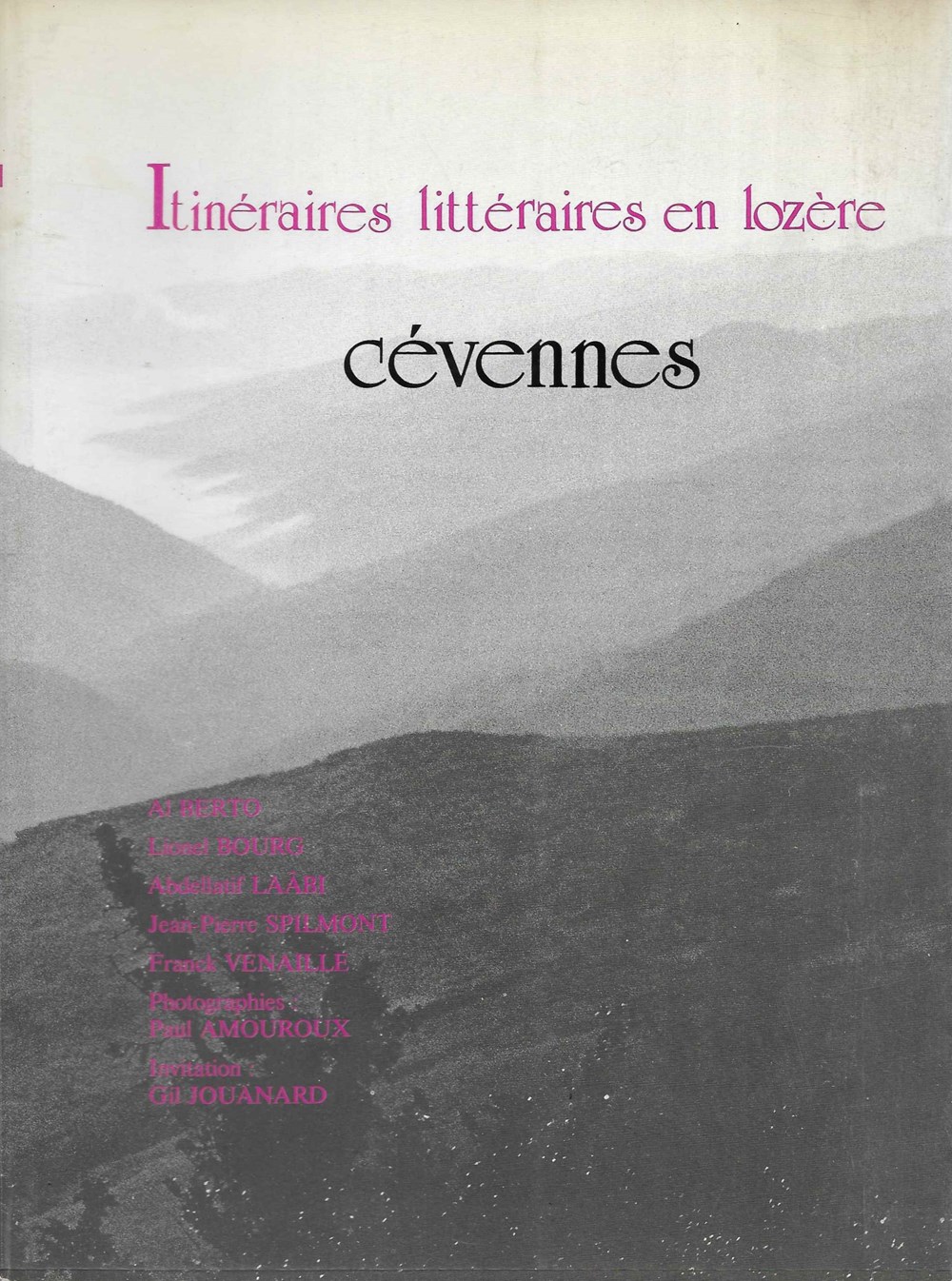 livres bd revues 1989 itineraires litteraires en lozere cevennes