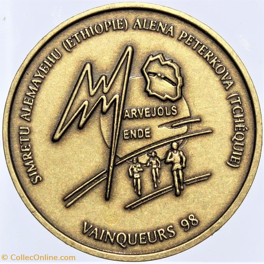 1999 - Marvejols-Mende 3 medailles france 1999 marvejols mende