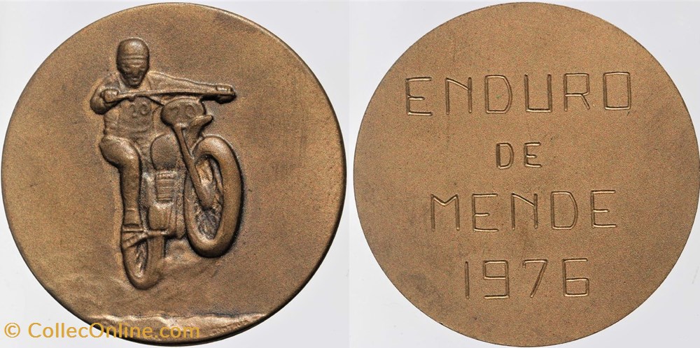 medailles france 1976 enduro de mende