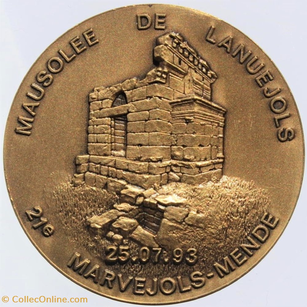 1993 - Marvejols-Mende 2 medailles france 1993 marvejols mende