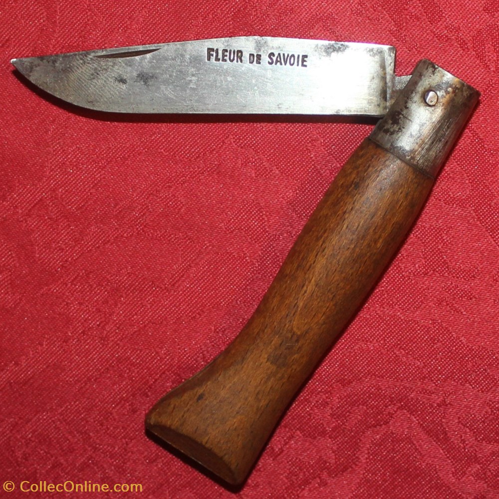 Clone Opinel "Fleur de Savoie" couteaux regionaux clone opinel fleur de savoie