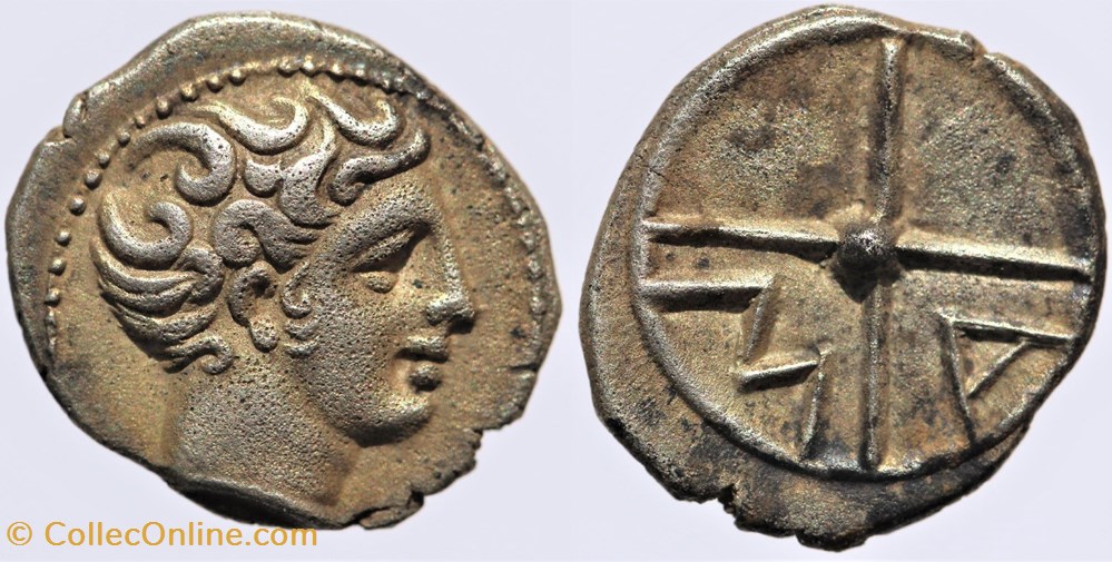 monnaies antiques av jc ap celtes massalia obole ma