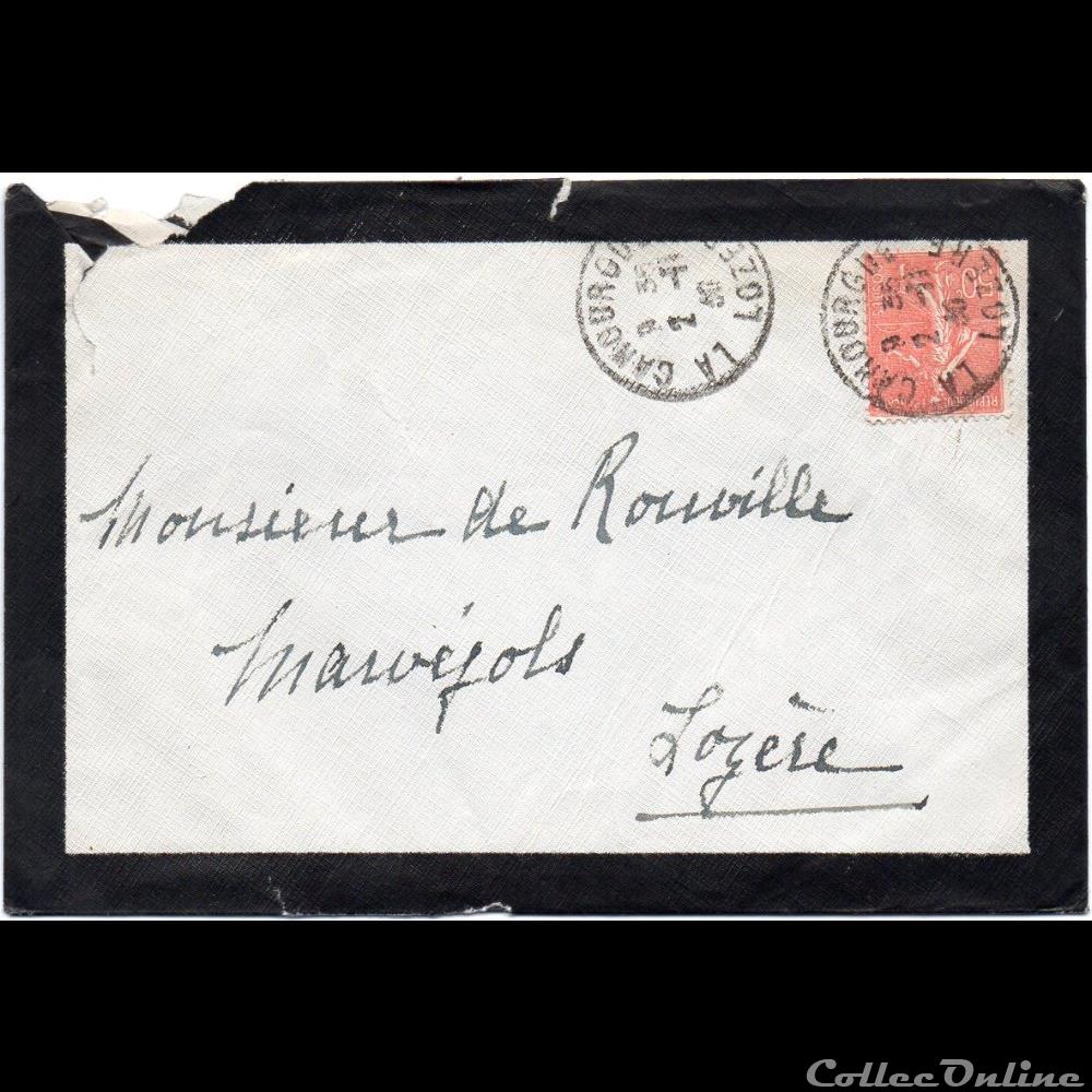 1930 - Cachets type A4 marque postale europe france 1930 cachets type a4