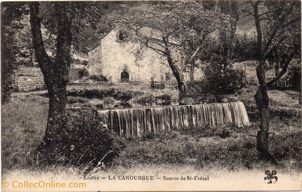 C27 - Source de St-Frézal cartes postales europe france c27 source de st frezal