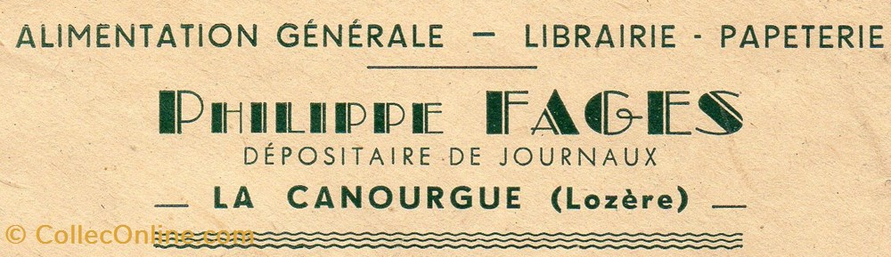Fages Philippe (vers 1910-20) documents anciens factures commerciaux fages philippe vers 1910 20