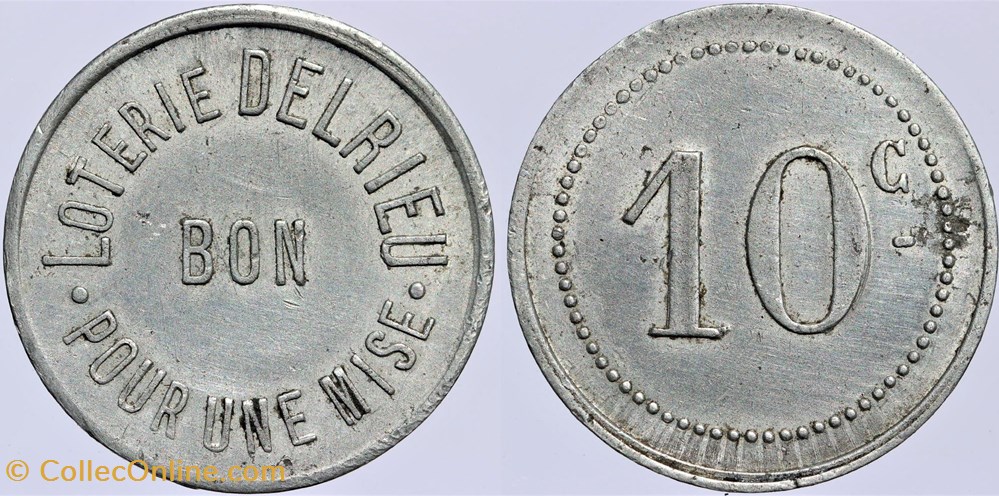 66 - Perpignan - Delrieu - 10 centimes monnaies monde france 66 perpignan delrieu 10 centimes