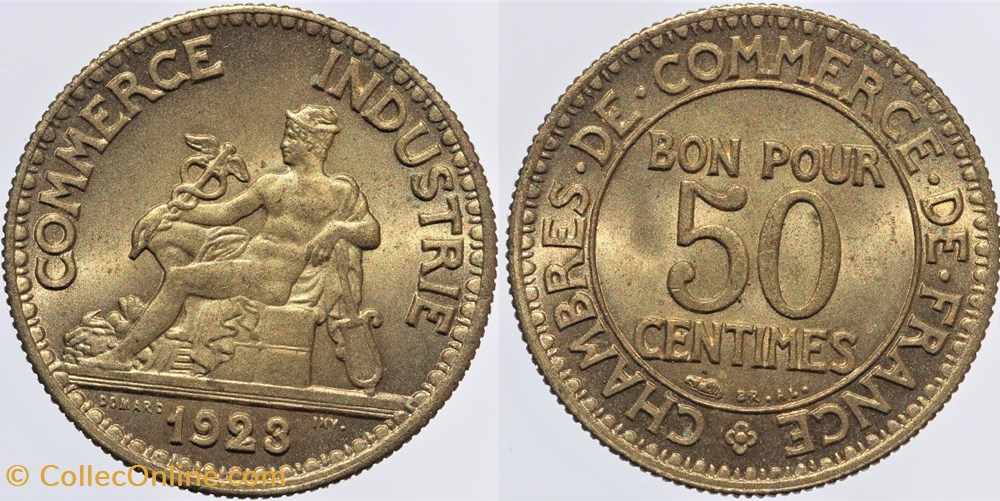 F-191 - Domard - 50 c. - 1923 monnaies monde france f 191 domard 50 c 1923