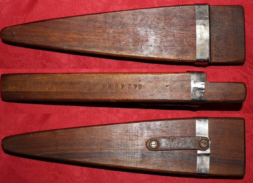 Etui ou gaine à couteaux 3 art antiquites populaire etui ou gaine a couteaux