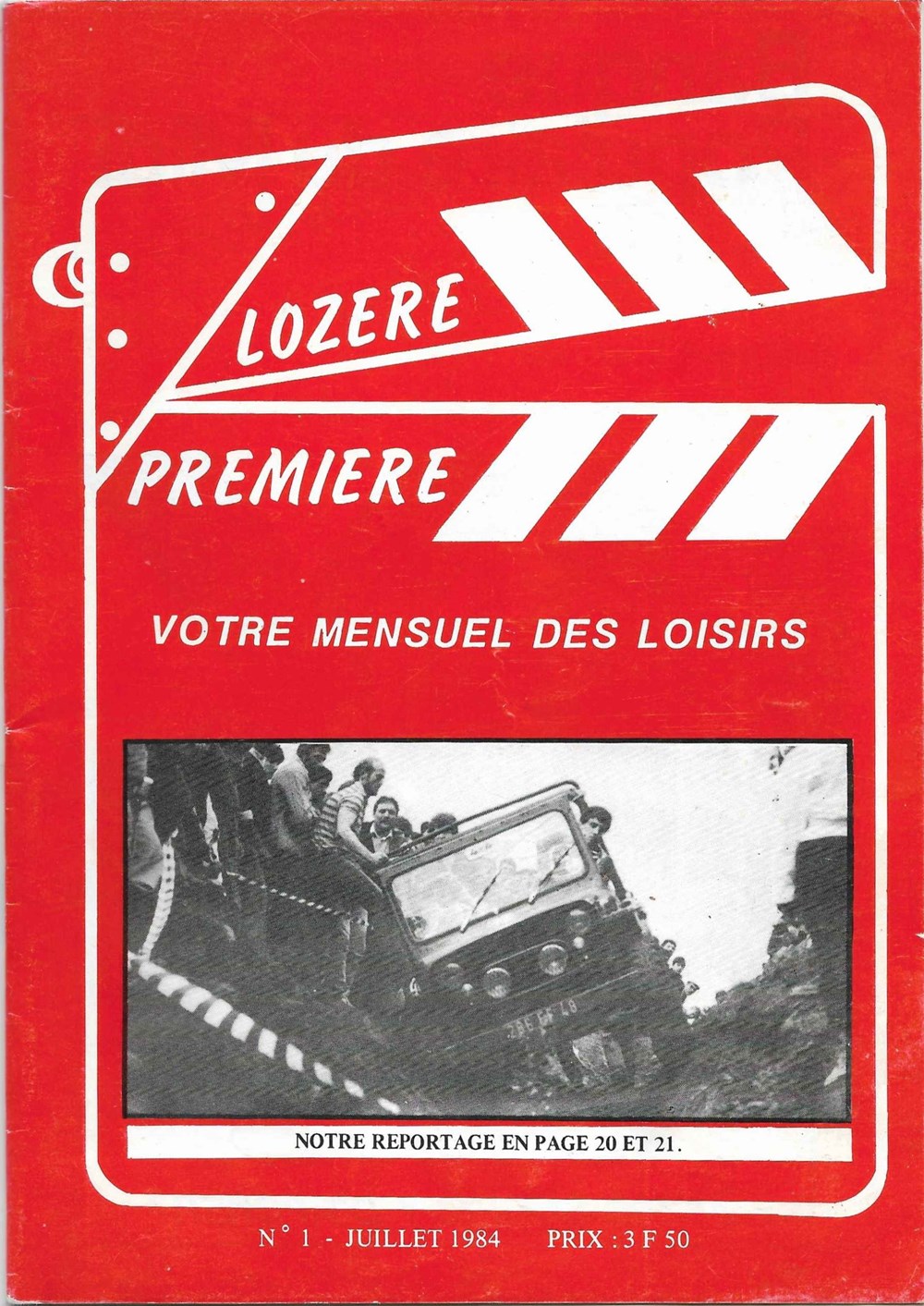 1984 - Lozère Première n° 1 livres bd revues 1984 lozere premiere n 1