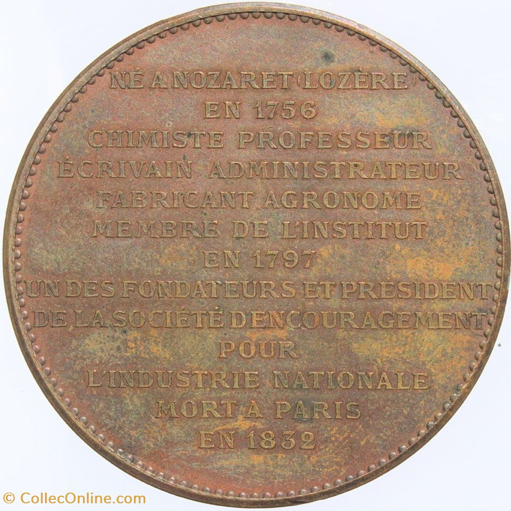 Jean-Antoine Chaptal 3 medailles france jean antoine chaptal