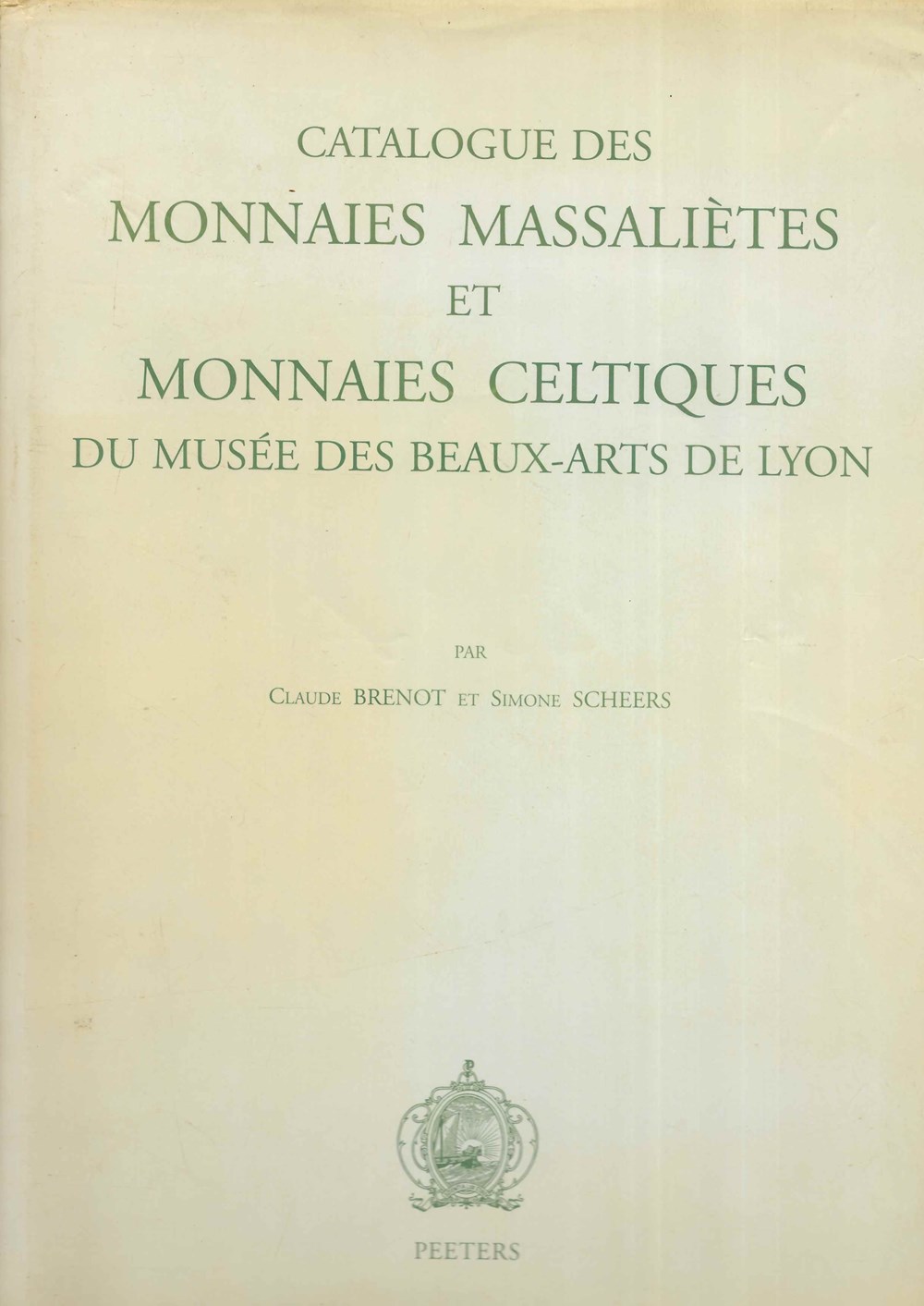 livres ouvrages 1996 catalogue des monnaies c brenot s scheers